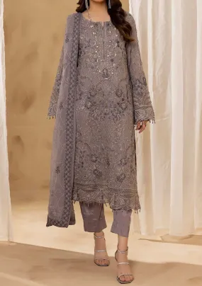 Adan's Libas Pakistani Embroidered Chiffon Dress