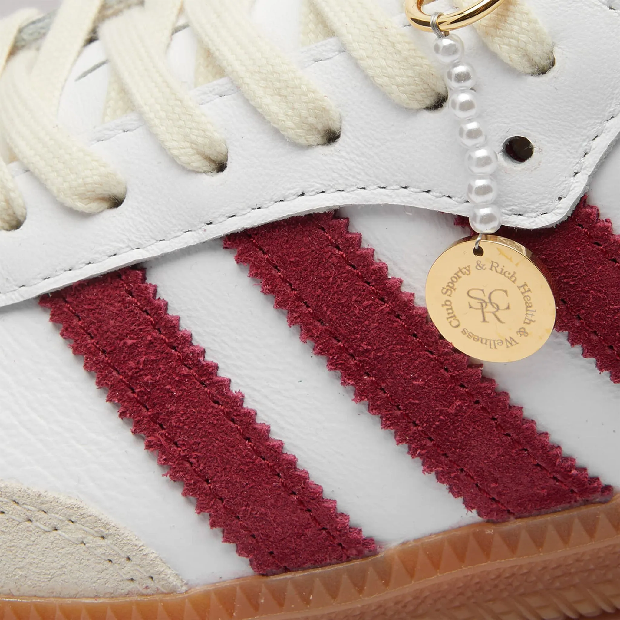 Adidas Samba Sporty & Rich White Collegiate Burgundy