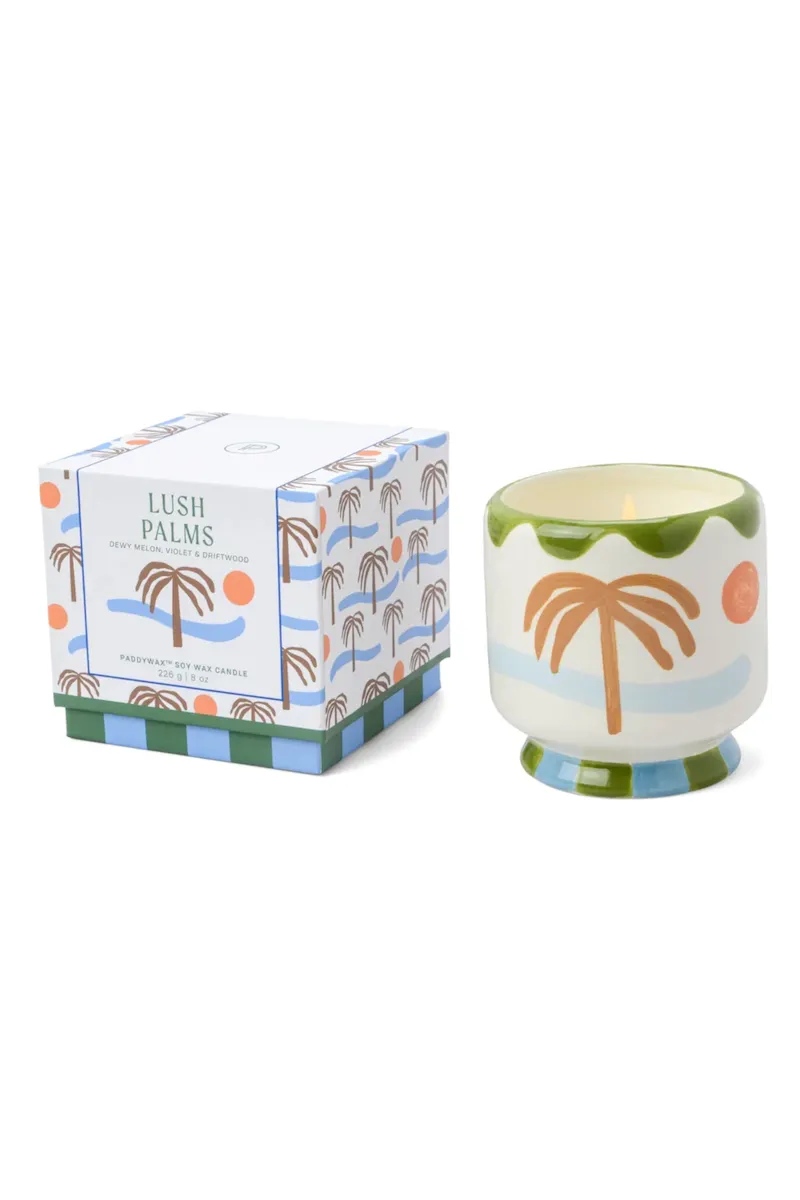 Adopo Candle, Lush Palms