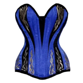 Amber Blue Flame Corset