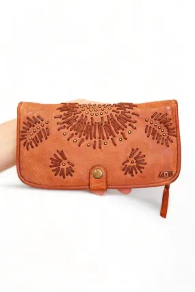 ART N' VINTAGE KEYA WALLET TAN