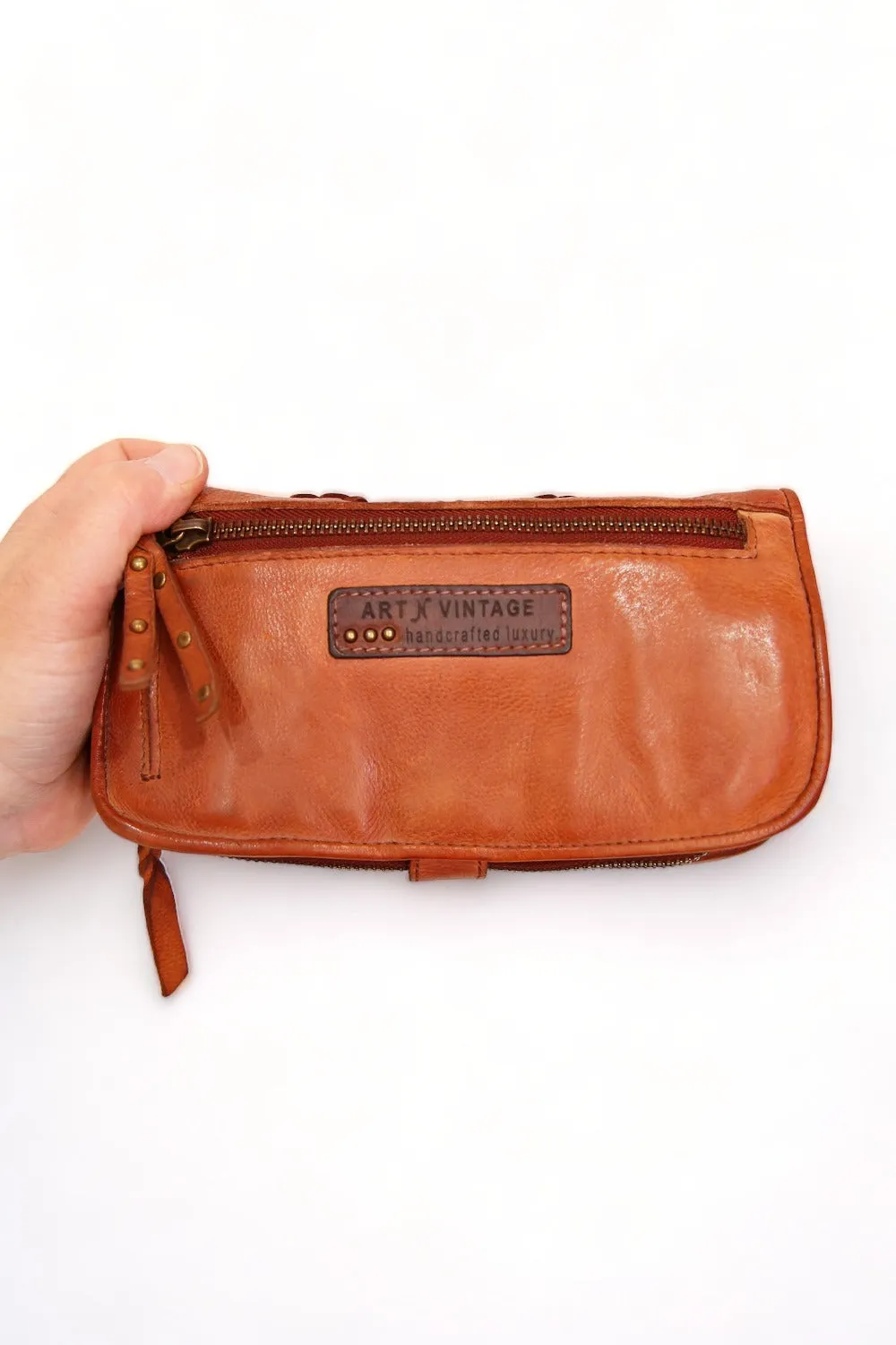 ART N' VINTAGE KEYA WALLET TAN