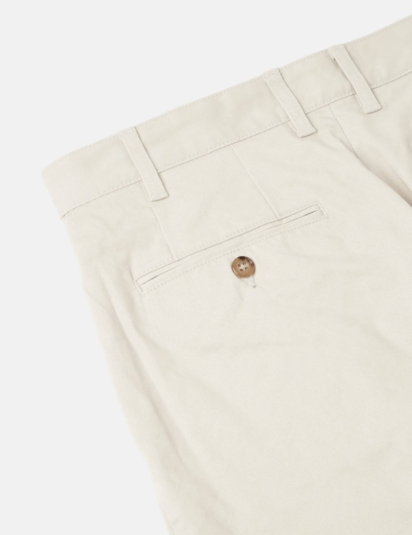 Beams Plus 2 Pleat Twill Trousers - Cement Grey