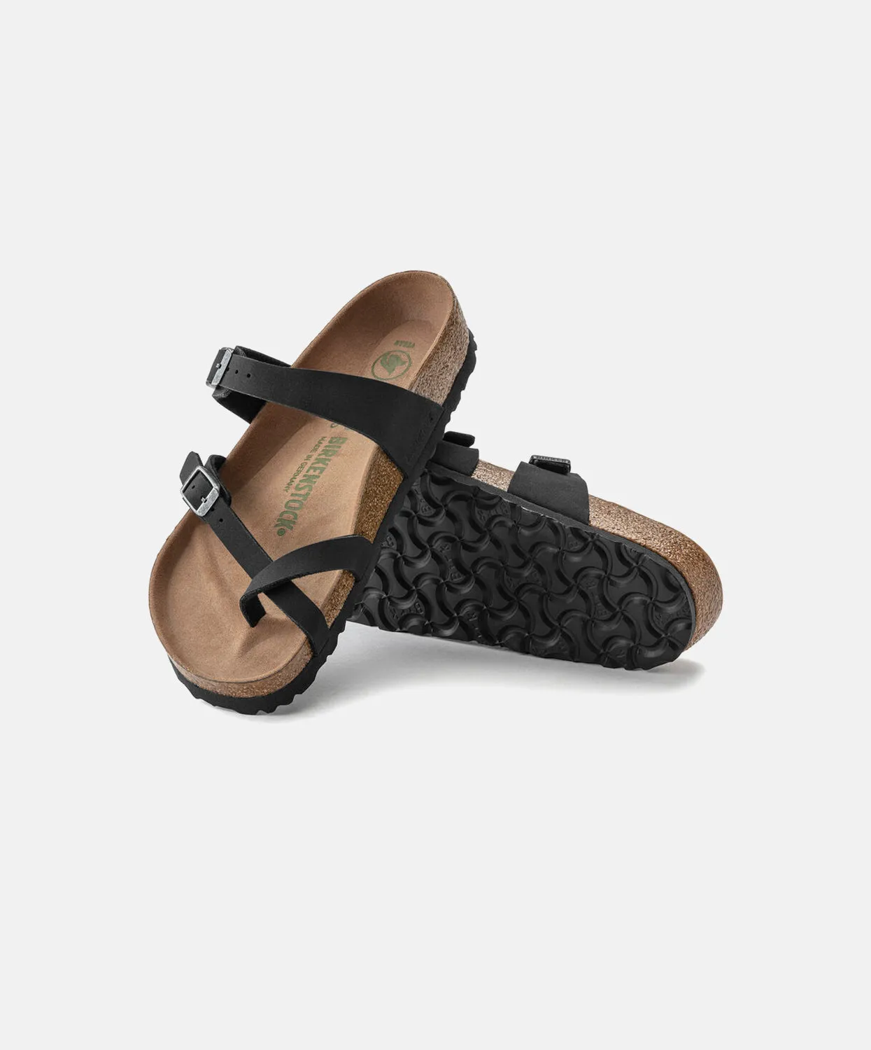 Birkenstock Mayari Birkibuc Earthy Black Vegan Sandals