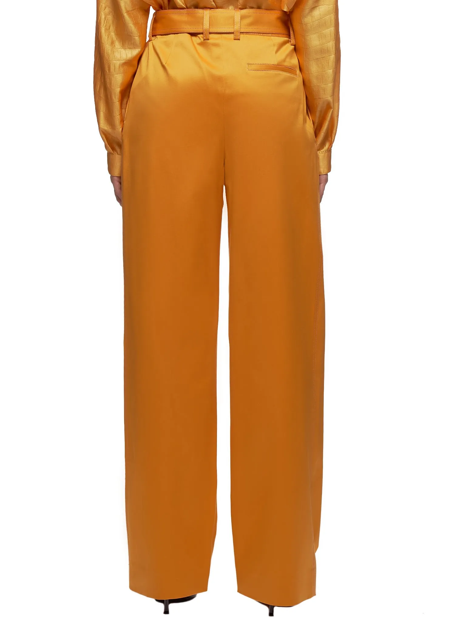 Blanche Front Pleated Trousers (16SZ6003-APRICOT)