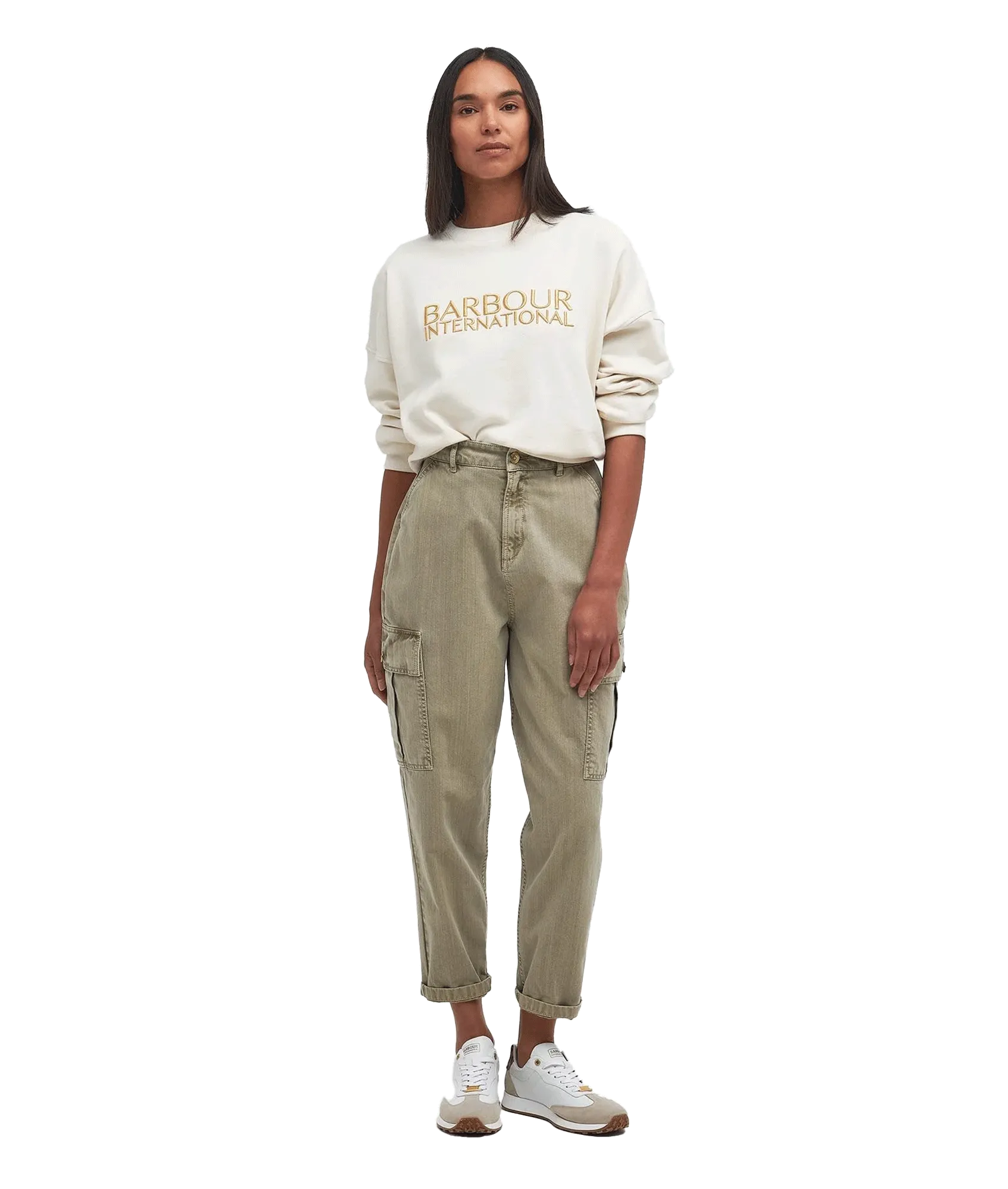 Carla Logo Sweatshirt - Cream