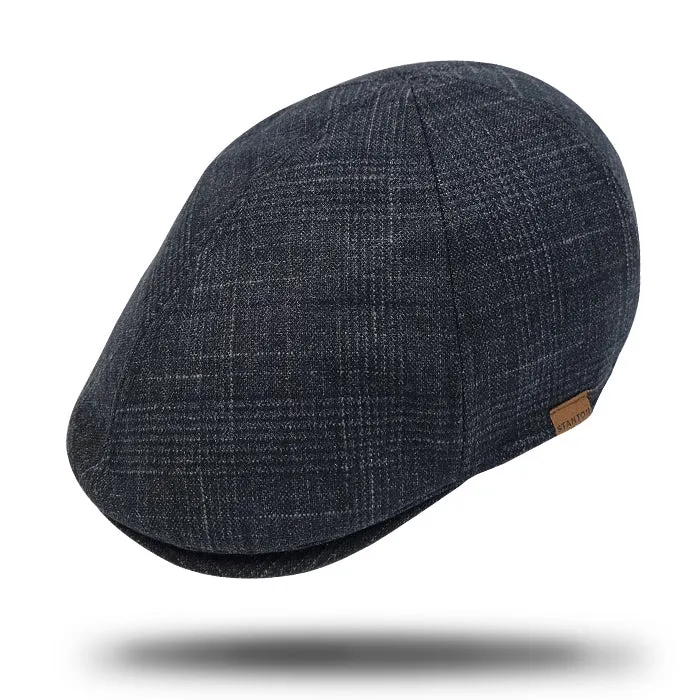 Check Plaid Flat Cap-SY209