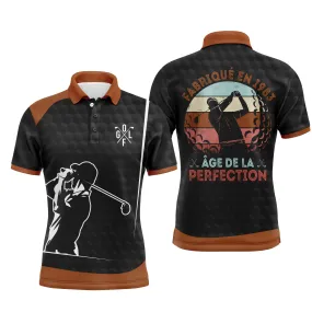 Chiptshirts - Polo De Golf, Cadeau Humour Pour Fans De Golf, Anniversaire 1983, Polo de Sport Homme et Femme, Fabriqué en 1983 - ge de la Perfection - CTS27052215