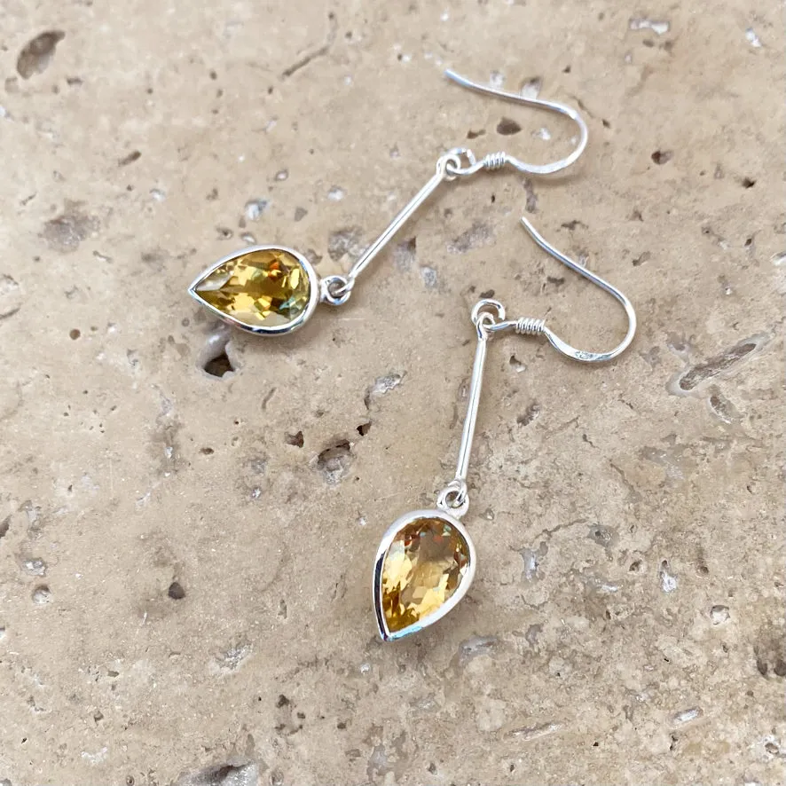 Citrine Earrings - Anika