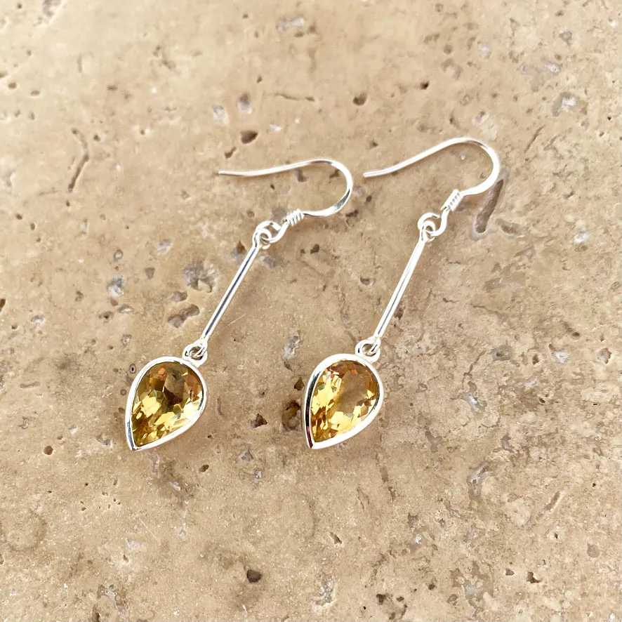 Citrine Earrings - Anika