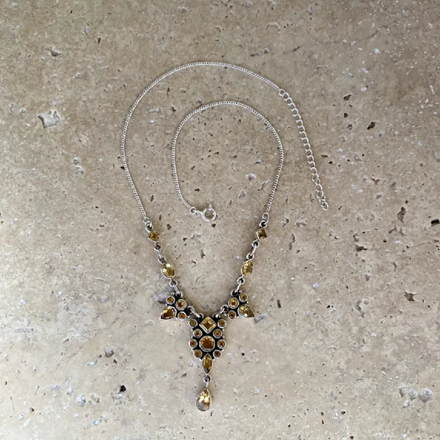 Citrine Necklace - Belle