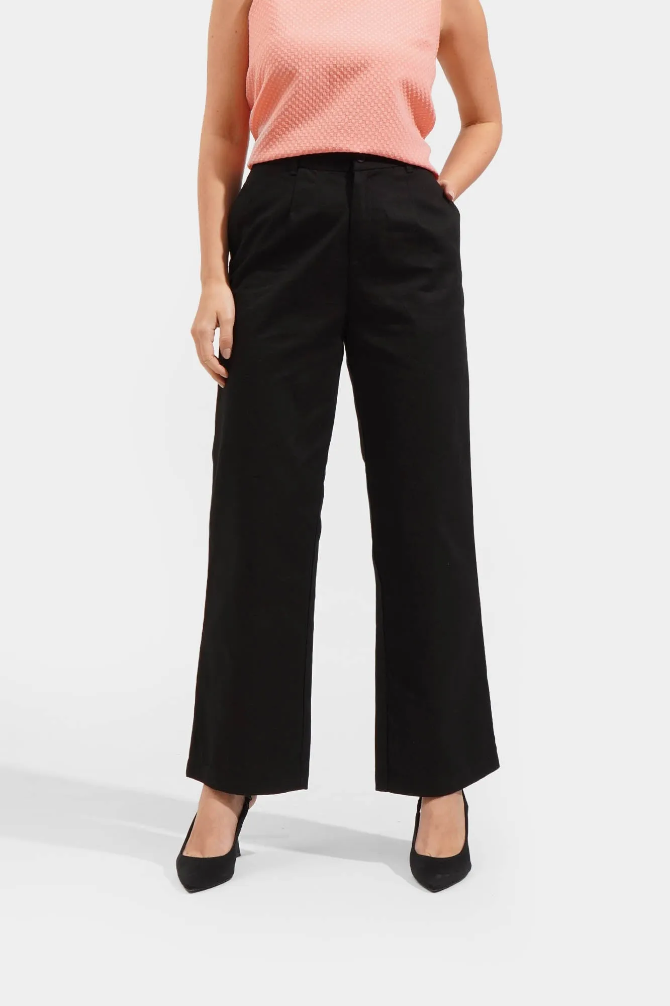 Closet Staples Pleated Straight Pants