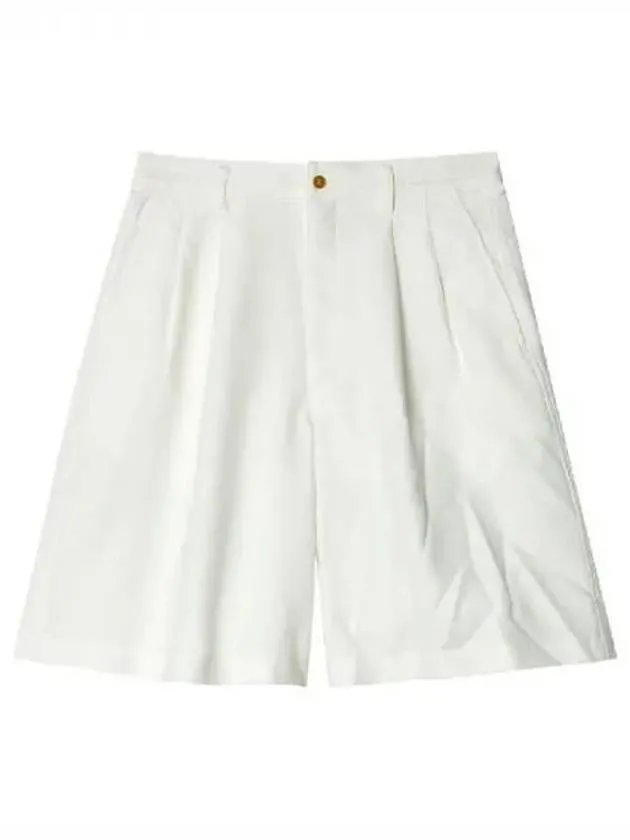 COMME des GARCONS White Pleated Shorts 270229