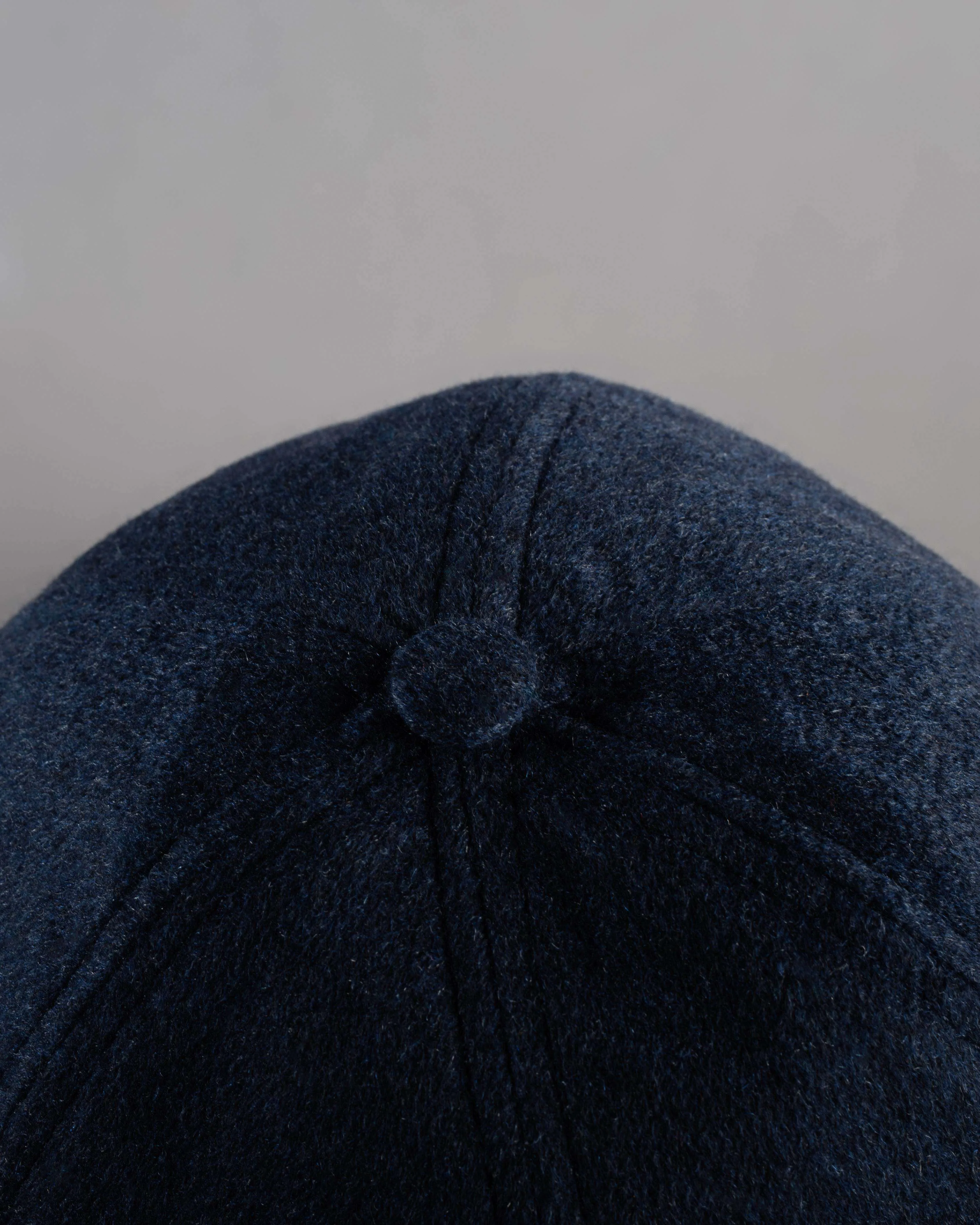 Dark Navy Wool Cap