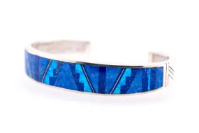 David Rosales Wide Blue Sky Bracelet