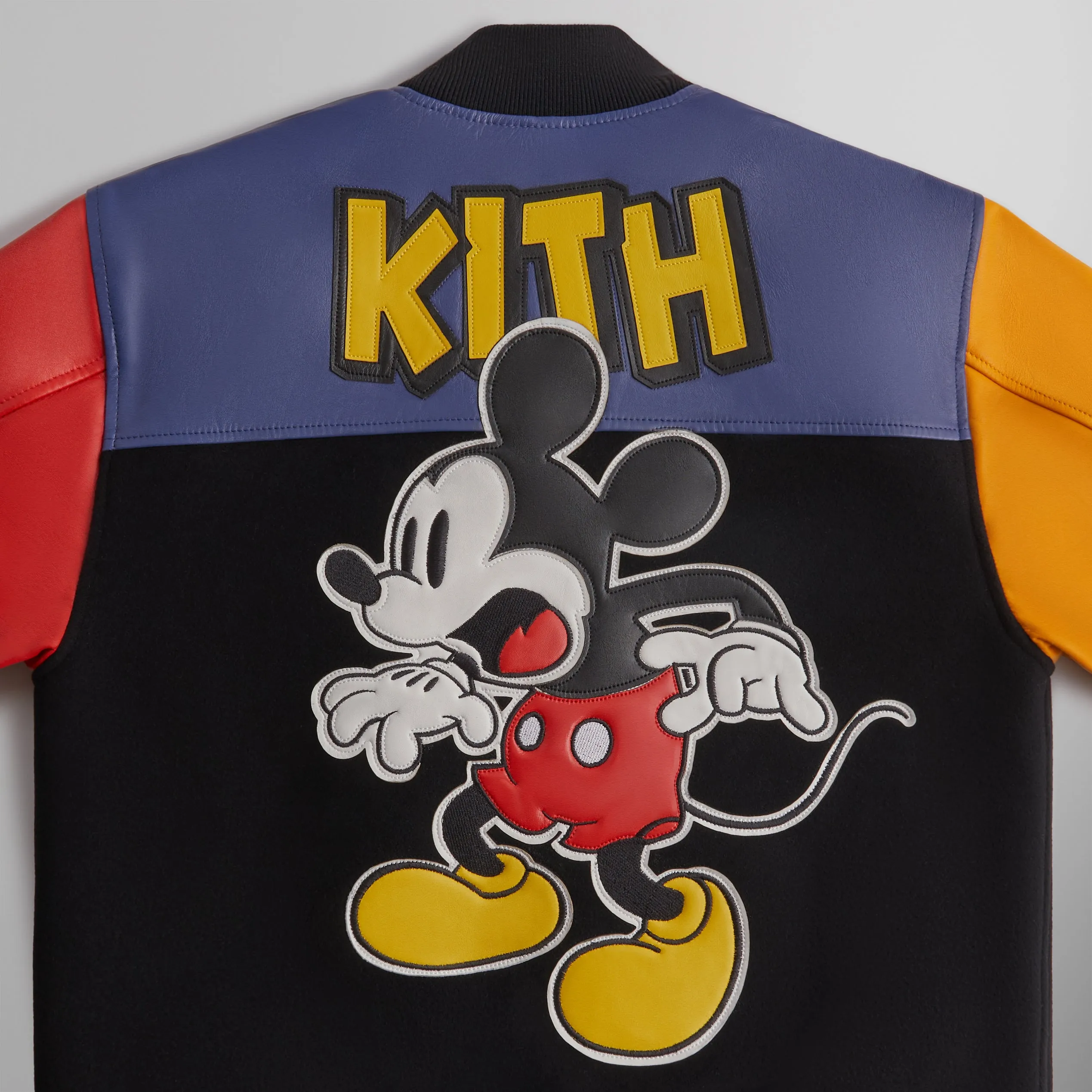 Disney | Kith for Mickey & Friends Wool Varsity Jacket - Black