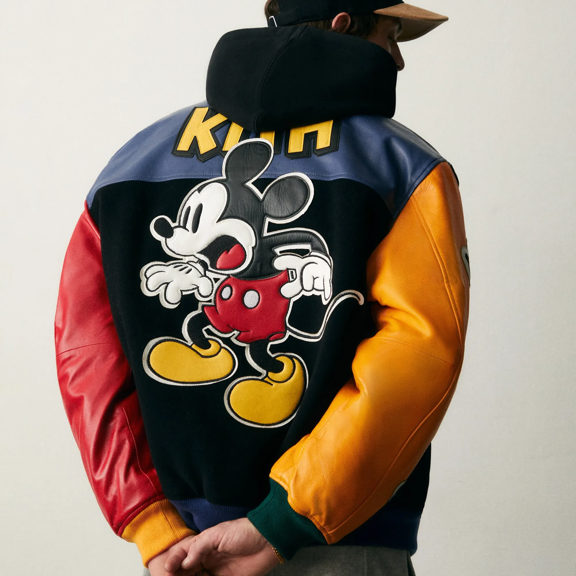 Disney | Kith for Mickey & Friends Wool Varsity Jacket - Black