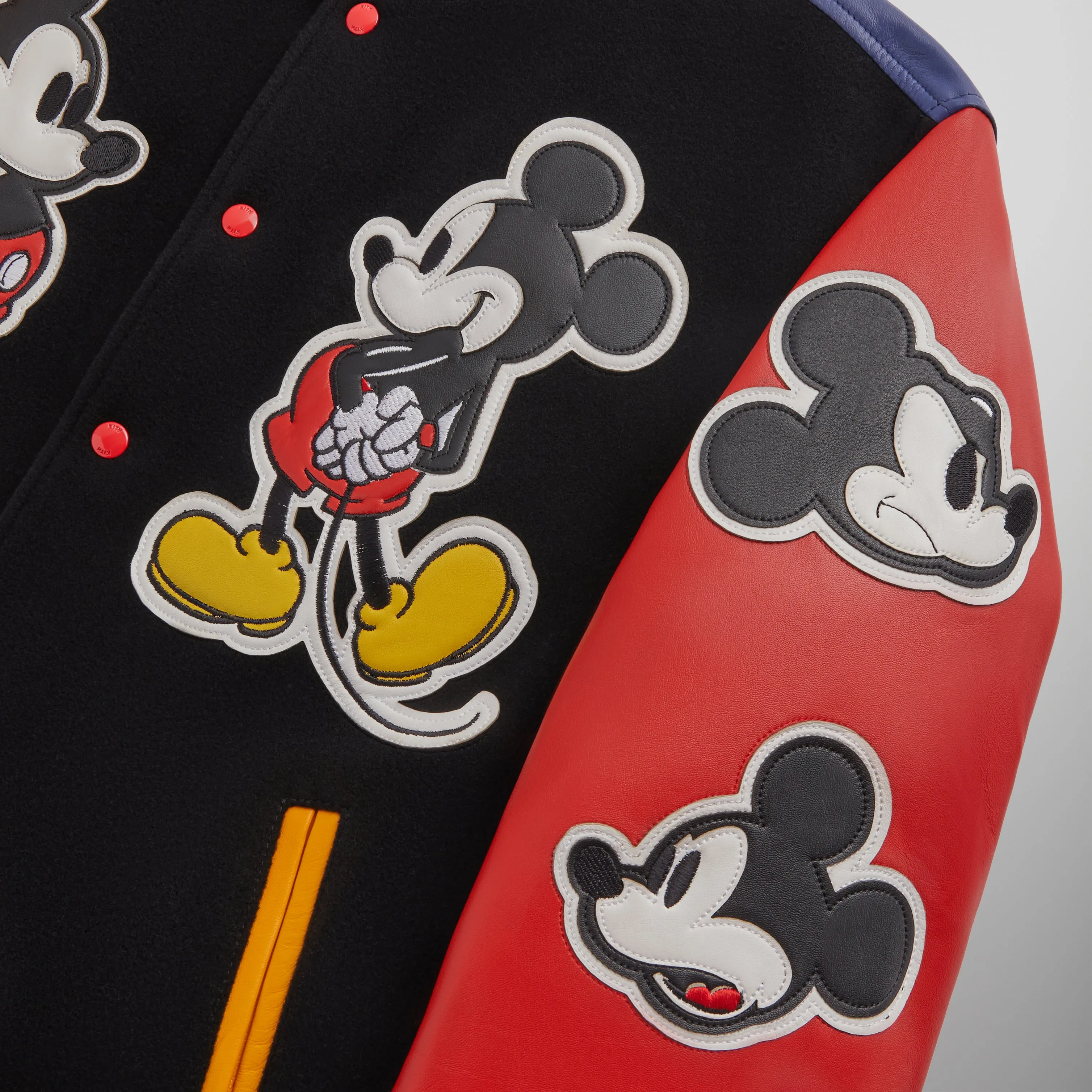 Disney | Kith for Mickey & Friends Wool Varsity Jacket - Black