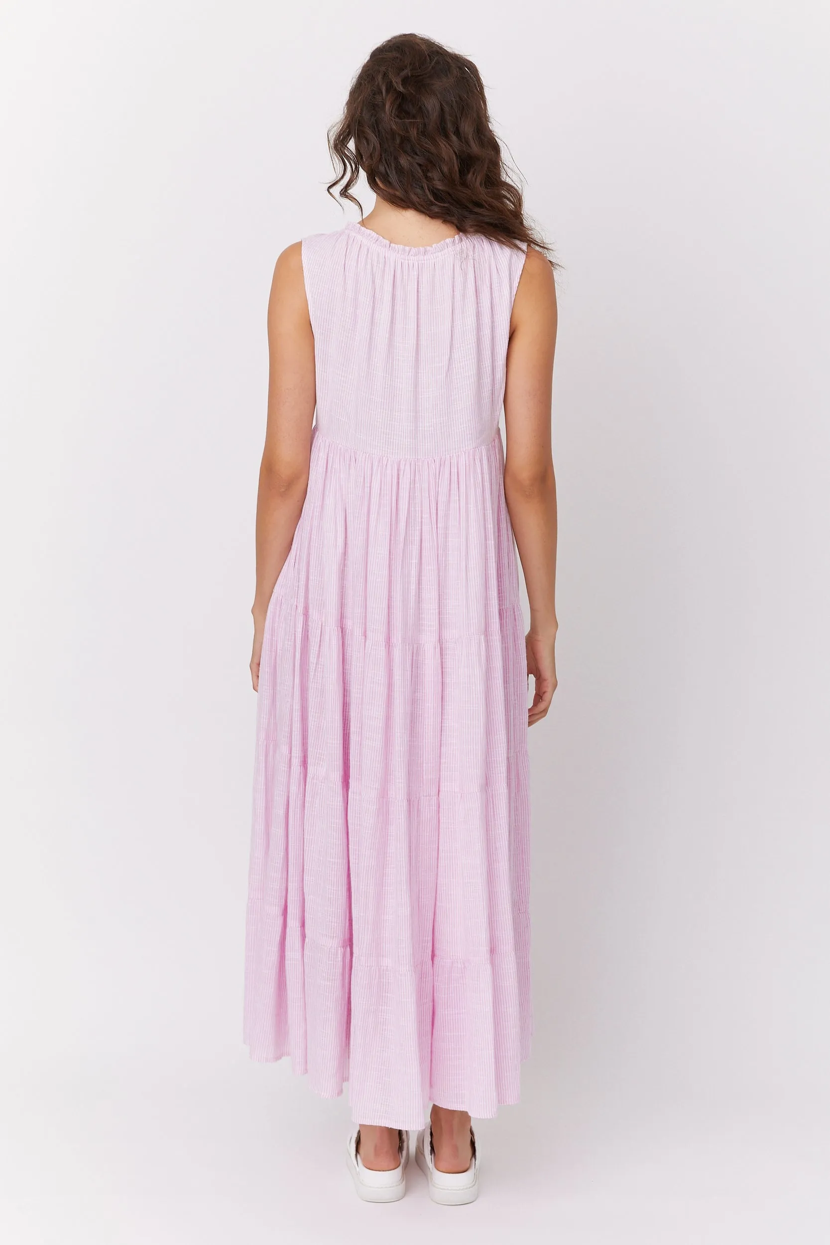 FLORIEN Dress Pink Stripe