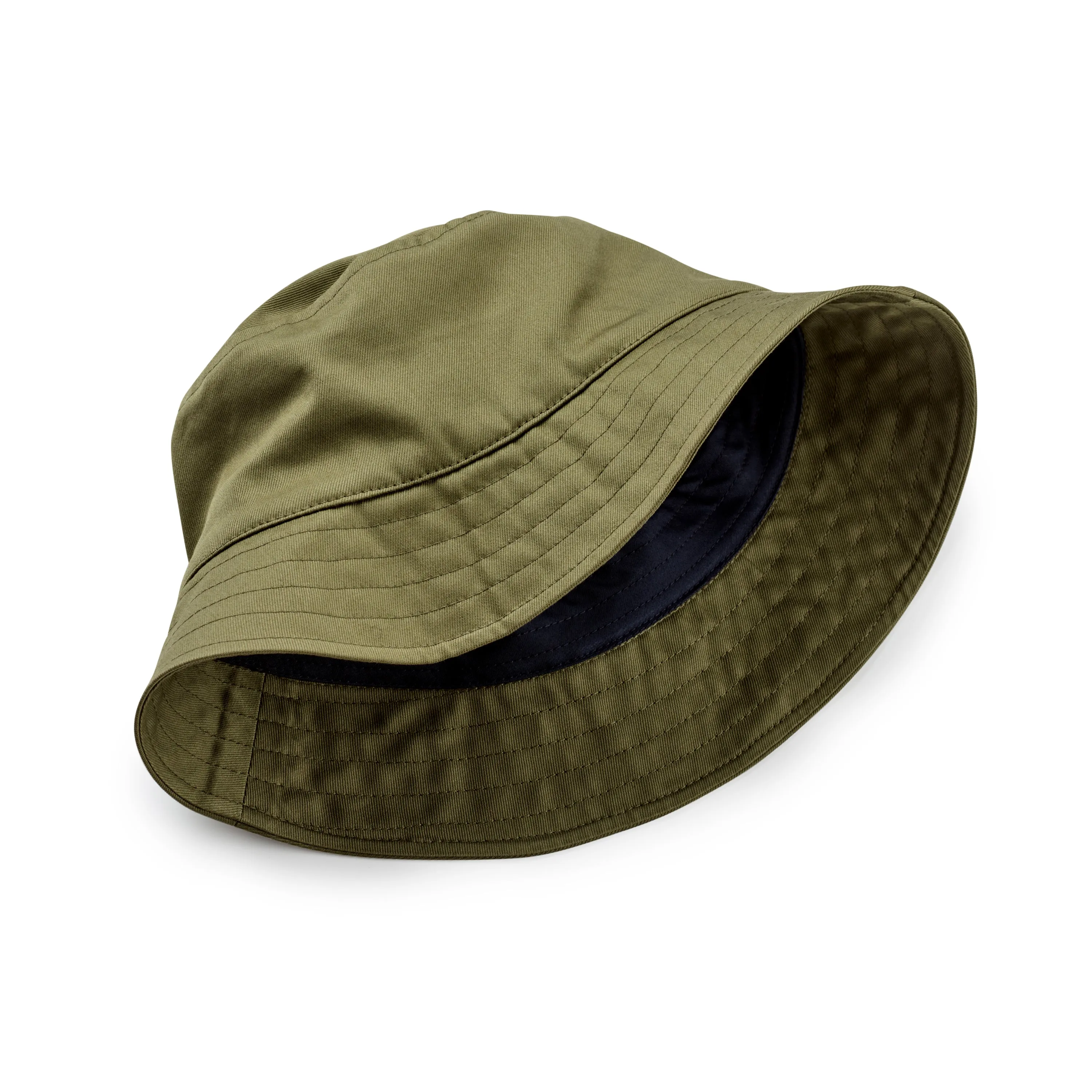 Fox Khaki Bucket Hat in Olive Green