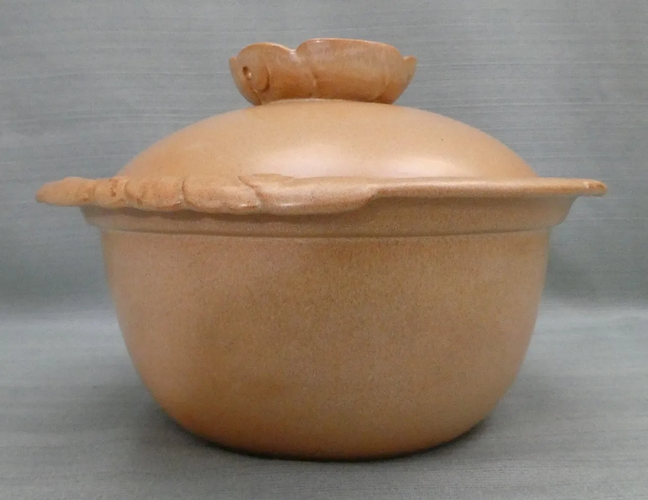 Frankoma Pottery Covered Baking Dish - Very Good Condition