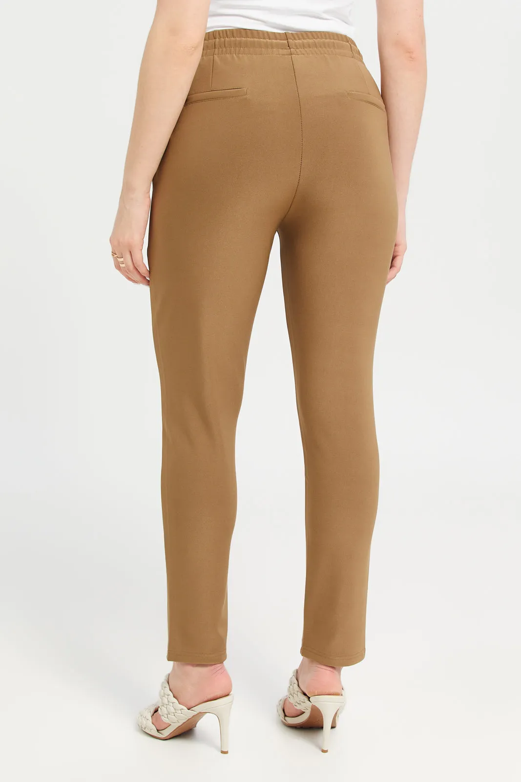 Front Pleat Taperred Trouser