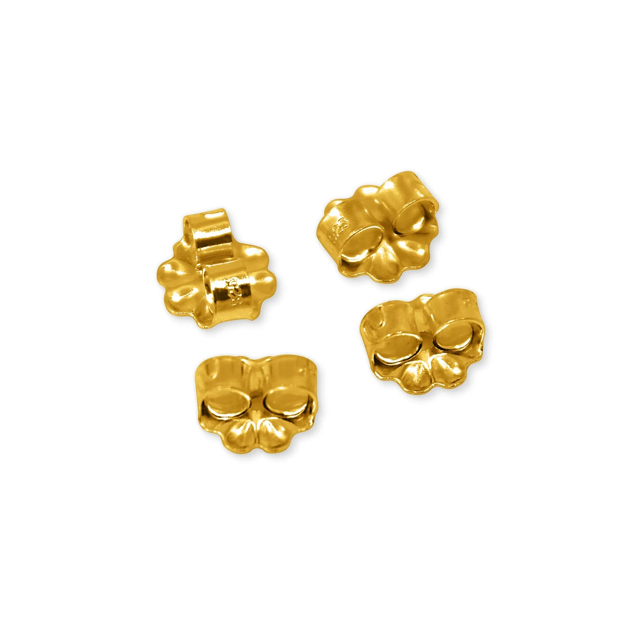 GOLD SMALL EARRINGS BACKS/NUT PACK