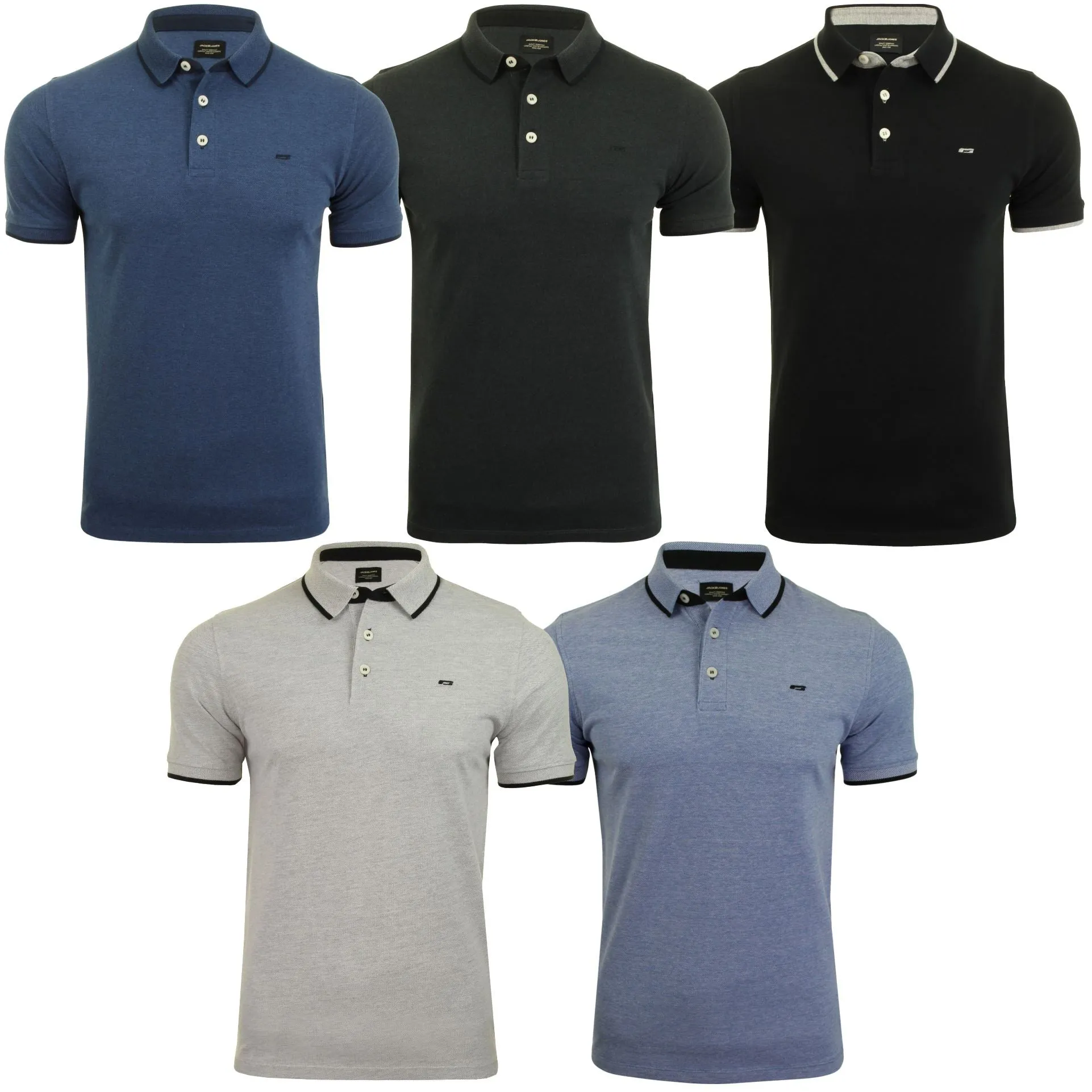 Jack & Jones 'Paulos' Pique Polo T-Shirt