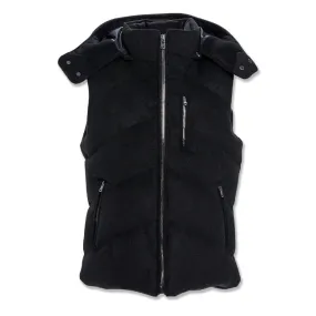 Jordan Craig Tahoe Wool Puffer Vest (Black) 91586V