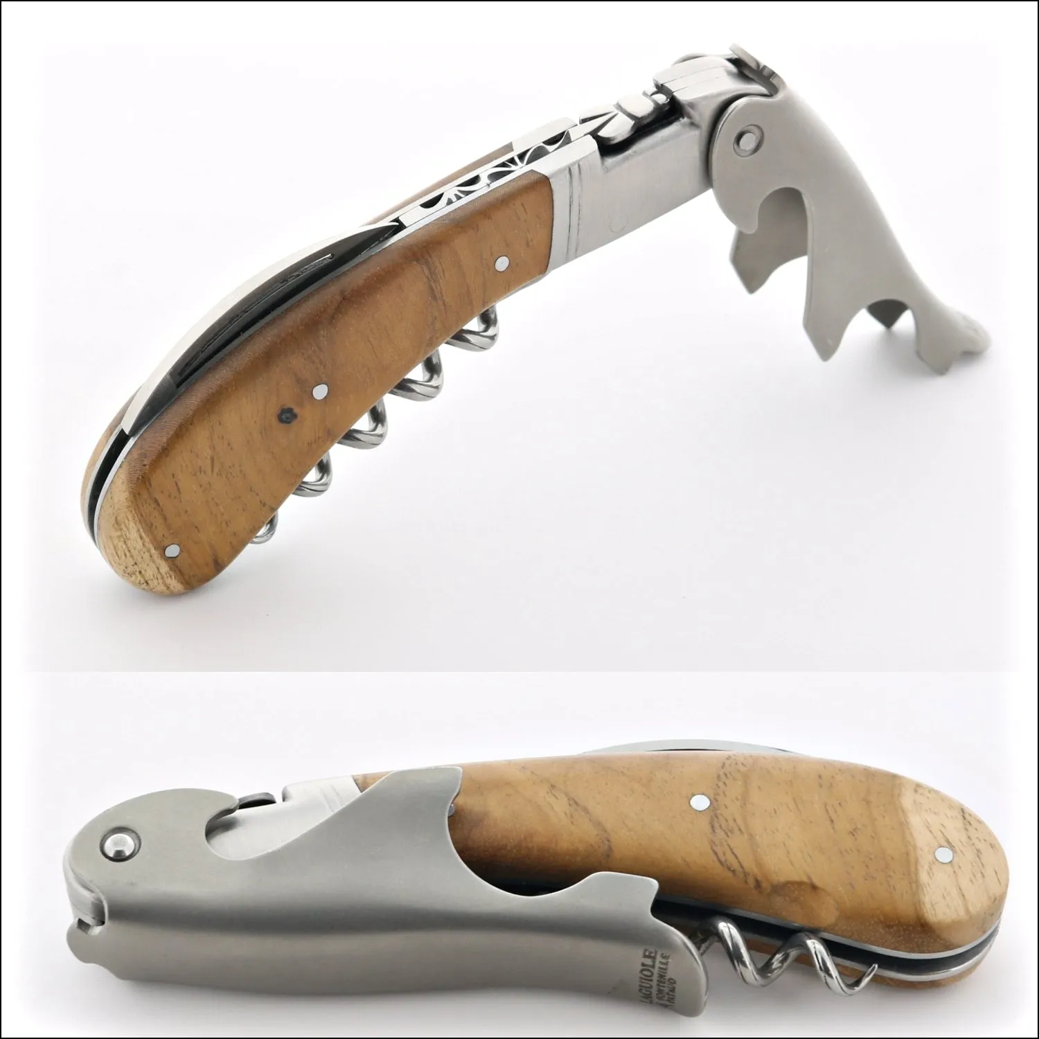 Laguiole Magnum Teak Corkscrew - A