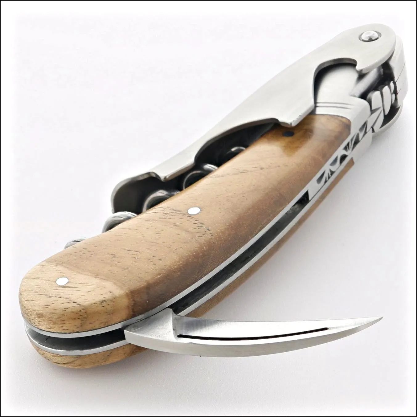 Laguiole Magnum Teak Corkscrew - A