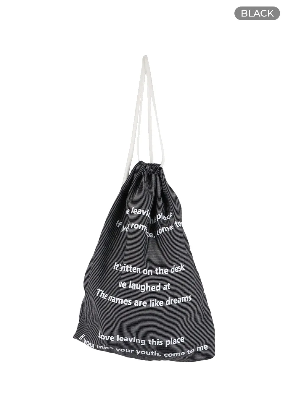 Lettering Love Nylon Gymsack OA416