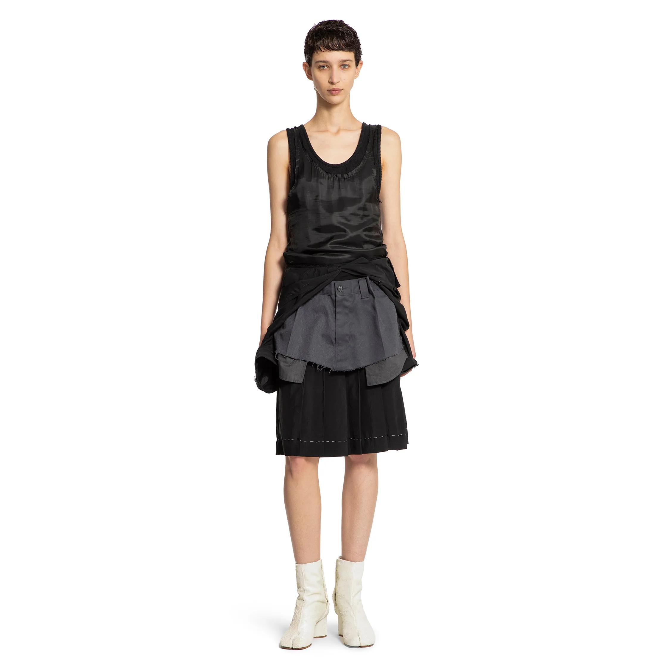 MAISON MARGIELA WOMAN BLACK DRESSES