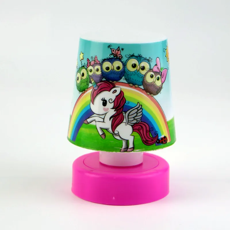 Mini Touch Lamp Kids Gift Cartoon Mini Small Pat Table Light