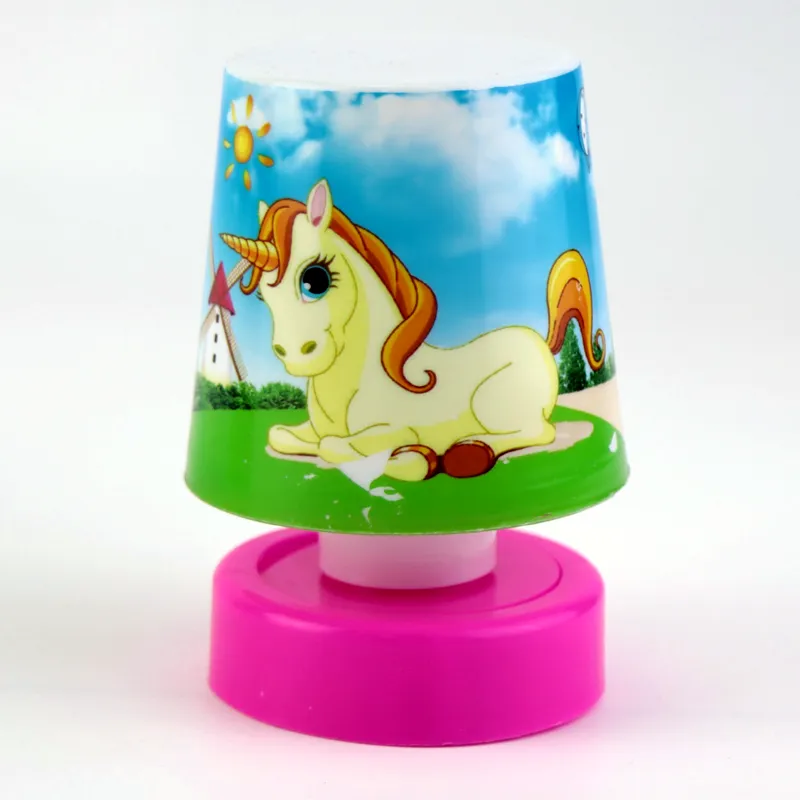 Mini Touch Lamp Kids Gift Cartoon Mini Small Pat Table Light