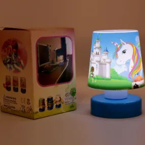 Mini Touch Lamp Kids Gift Cartoon Mini Small Pat Table Light