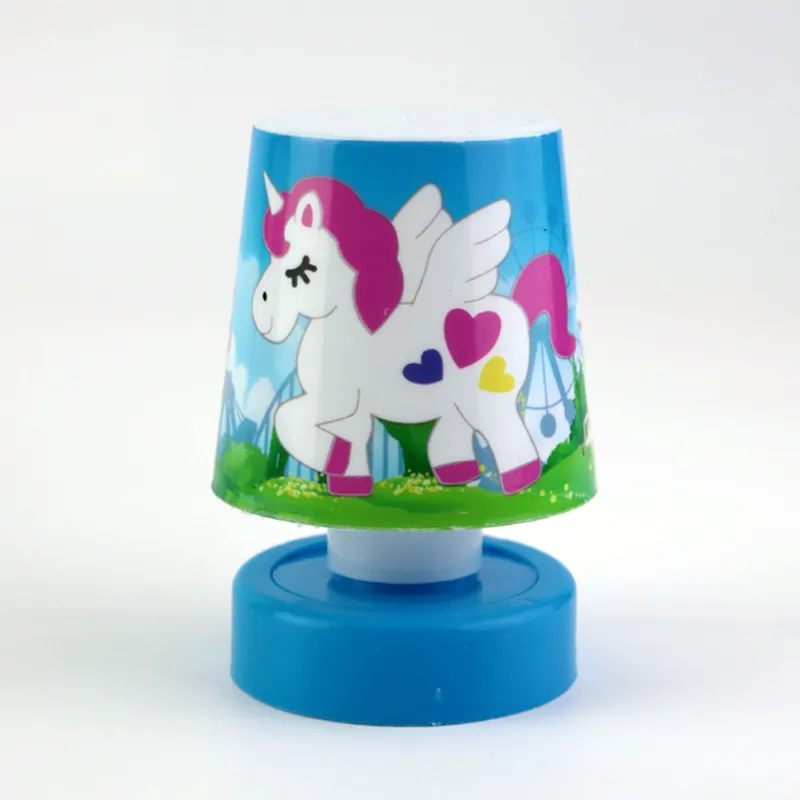 Mini Touch Lamp Kids Gift Cartoon Mini Small Pat Table Light