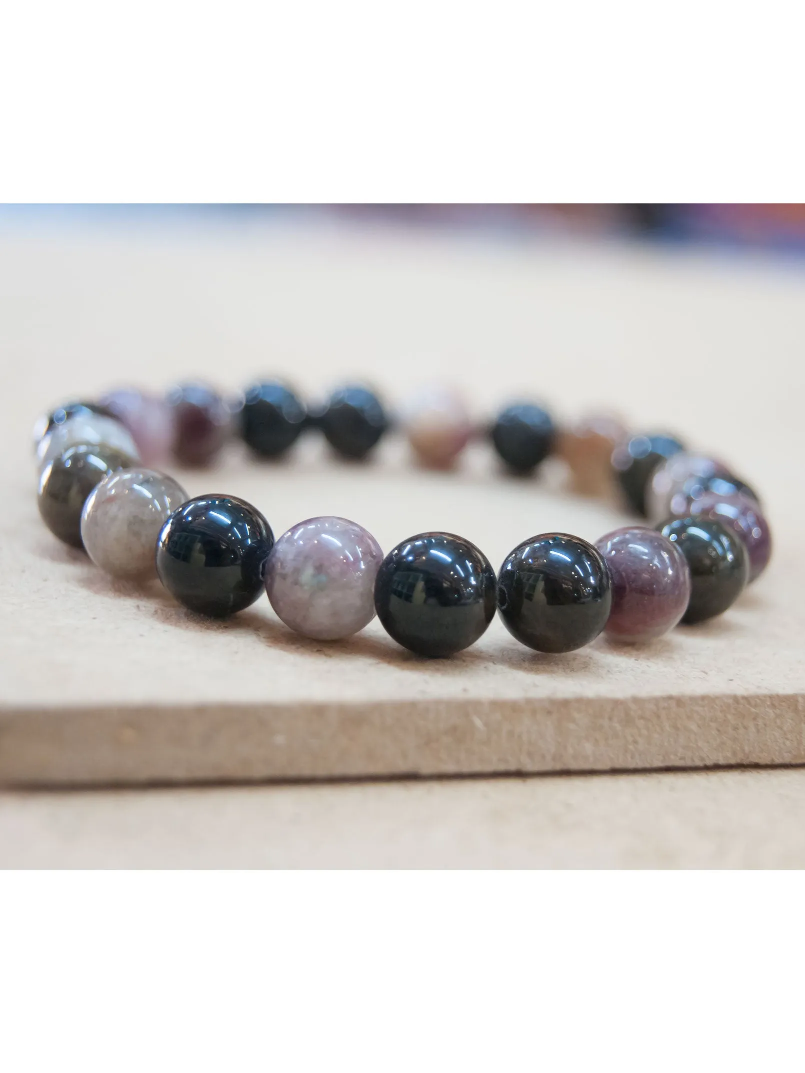 Mixed Tourmaline Mala Bracelet