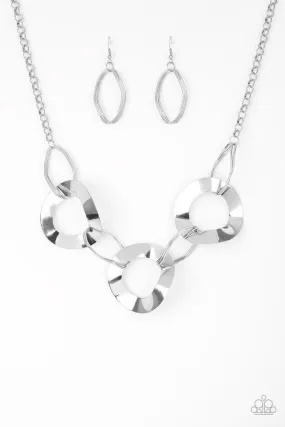 Modern Mechanics Silver-Necklace