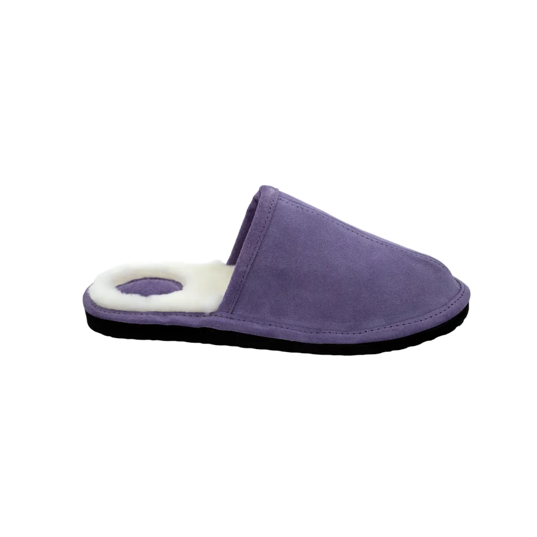 Mule | Lavender | Suede | Binding Collar