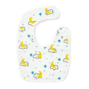 Organic Muslin Baby Bib -Sky