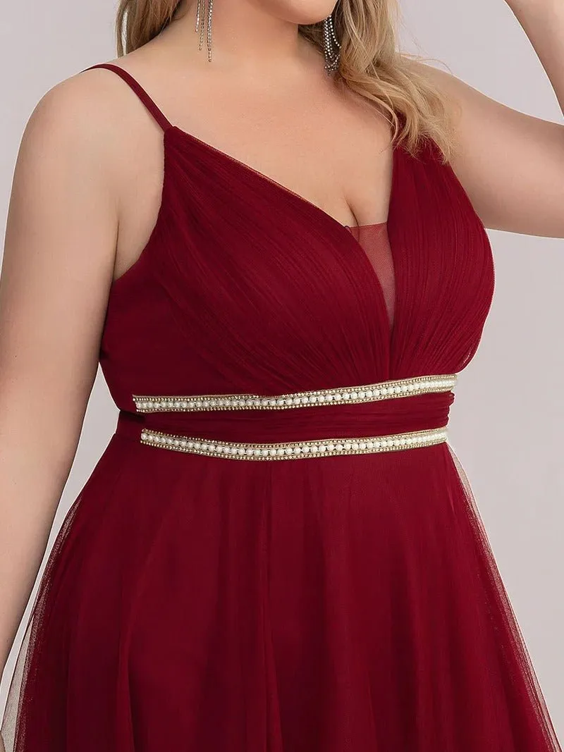 Plus Size High Low Prom Dresses With Spaghetti Straps