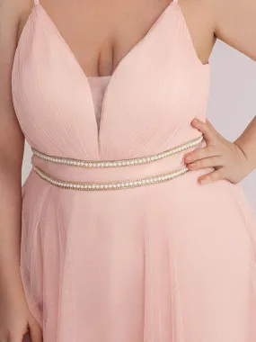 Plus Size High Low Prom Dresses With Spaghetti Straps