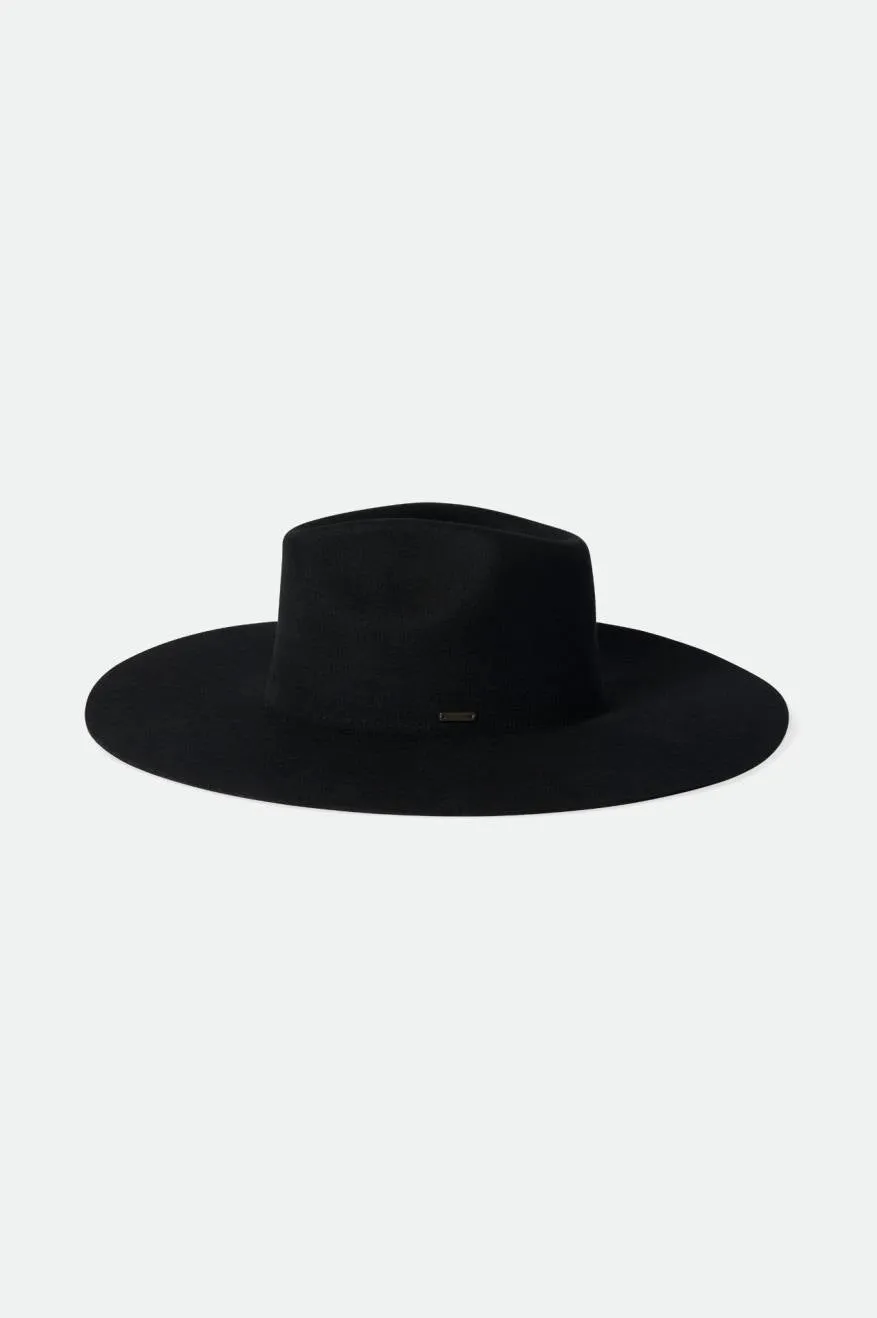 Primrose Felt Fedora - Black