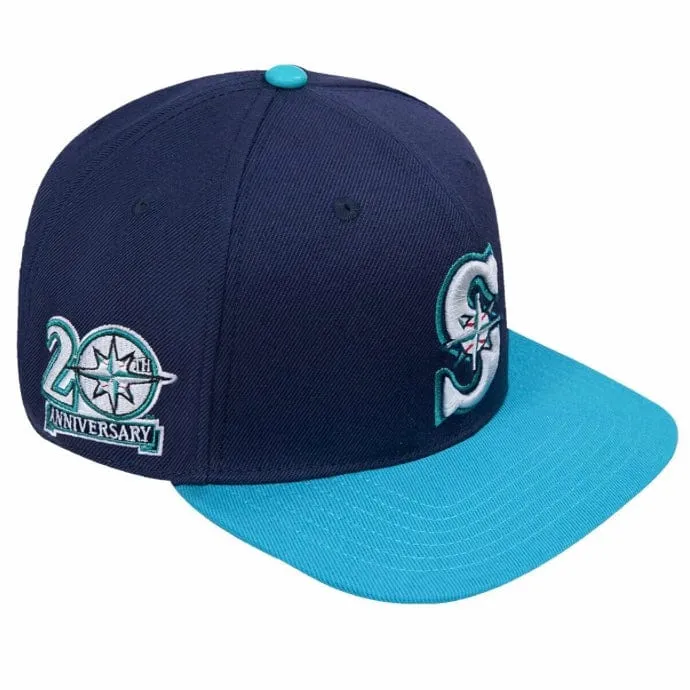 Pro Standard Seattle Mariners Retro Primary Logo Snapback (Navy/Seafoam)