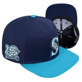 Pro Standard Seattle Mariners Retro Primary Logo Snapback (Navy/Seafoam)