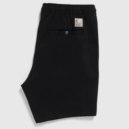 Psycho Bunny Willis Stretch Tencel Short (Black) B6R239Y1WB