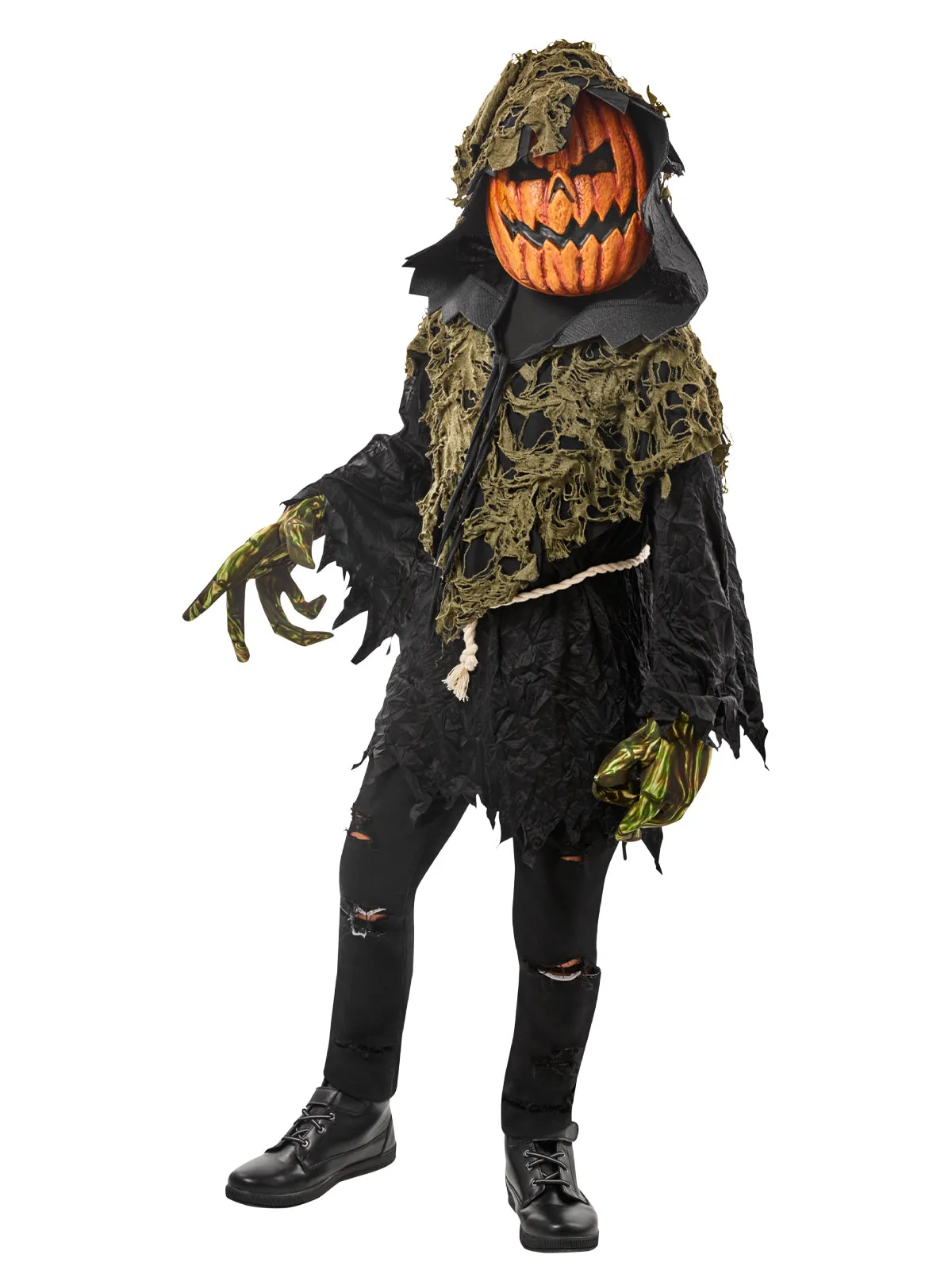 Pumpkin Ghoul Costume for Kids