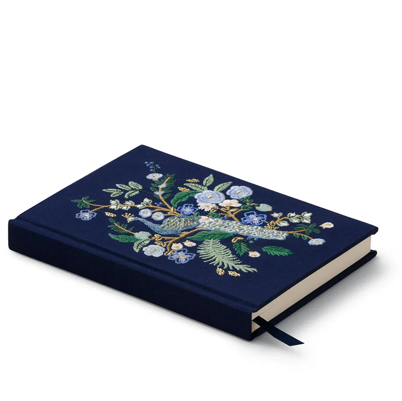 RIFLE PAPER CO. | Peacock Embroidered Journal