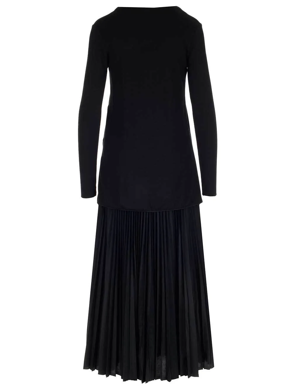 'S Max Mara Long Sleeved Pleated Dress